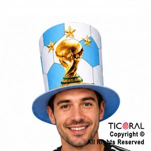 SOMBRERO GALERA ARGENTINA MUNDIAL DISE�OS SURTIDOS x 5